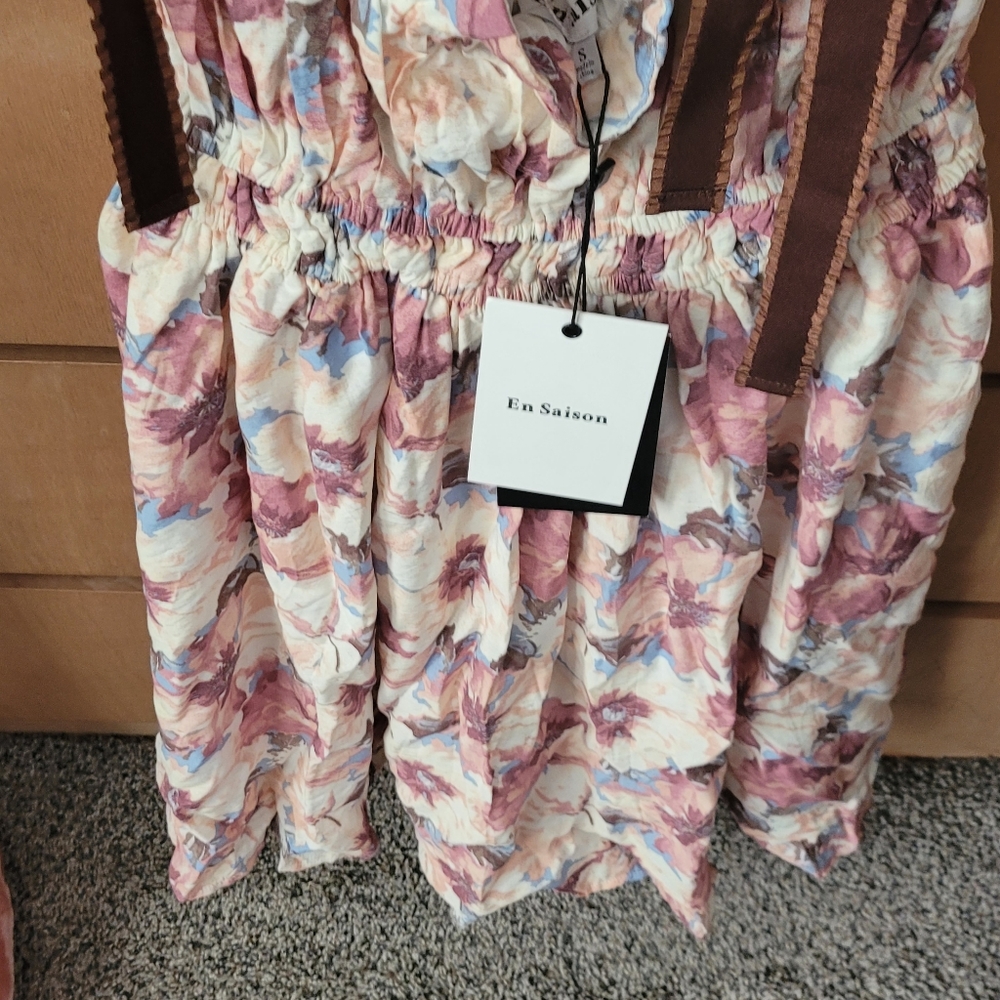 Strapless sundress. Cute!